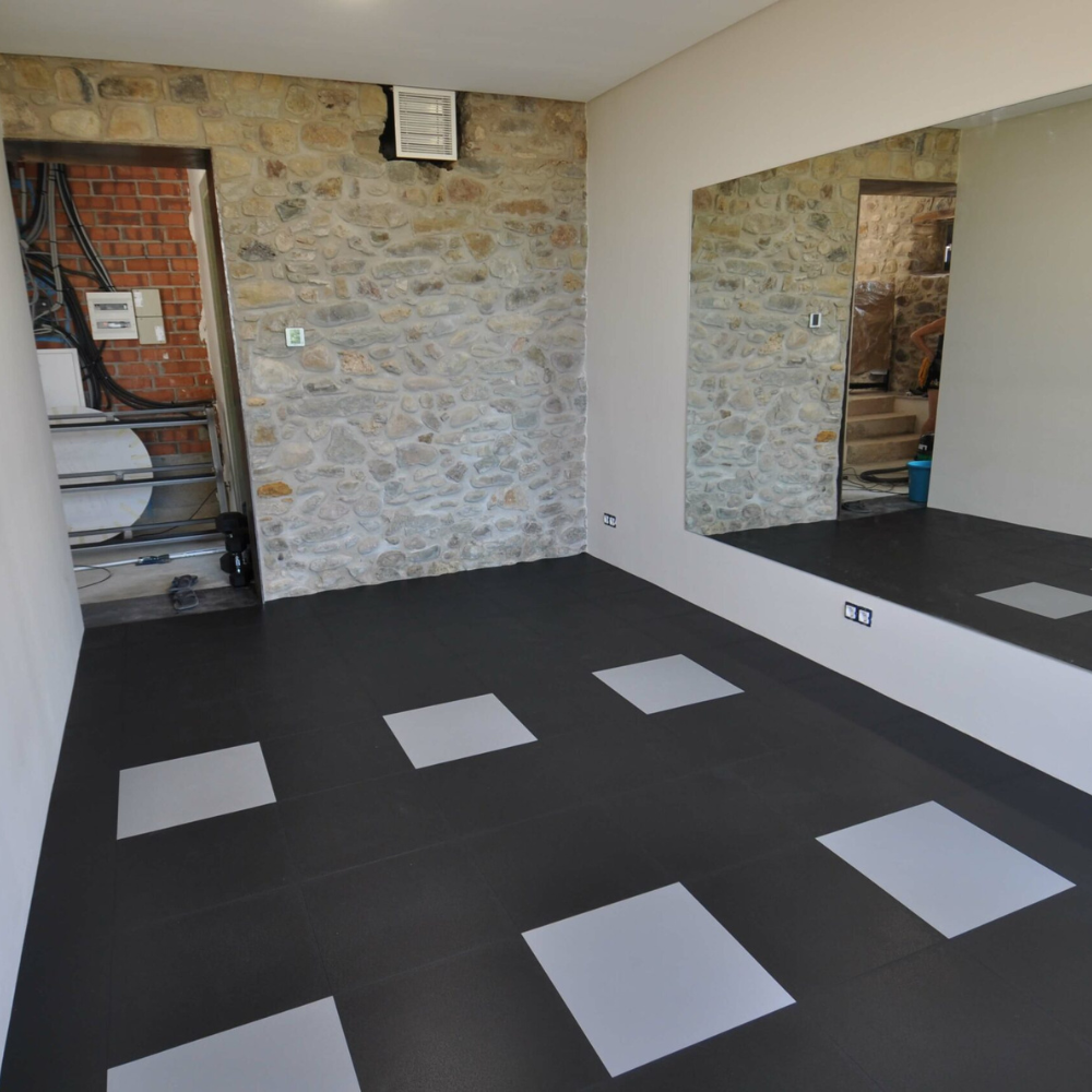 PVC Klickfliese INVISIBLE 6,7mm Leder-Optik