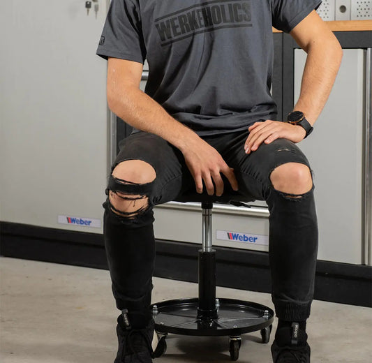 Weber höhenverstellbarer Werkstatthocker