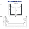2 Säulen Hebebühne Weber Expert Serie Autolift 4.0G mit Grundrahmen