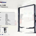 2 Säulen Hebebühne Weber Expert Serie SJC-10XL – 3.8M
