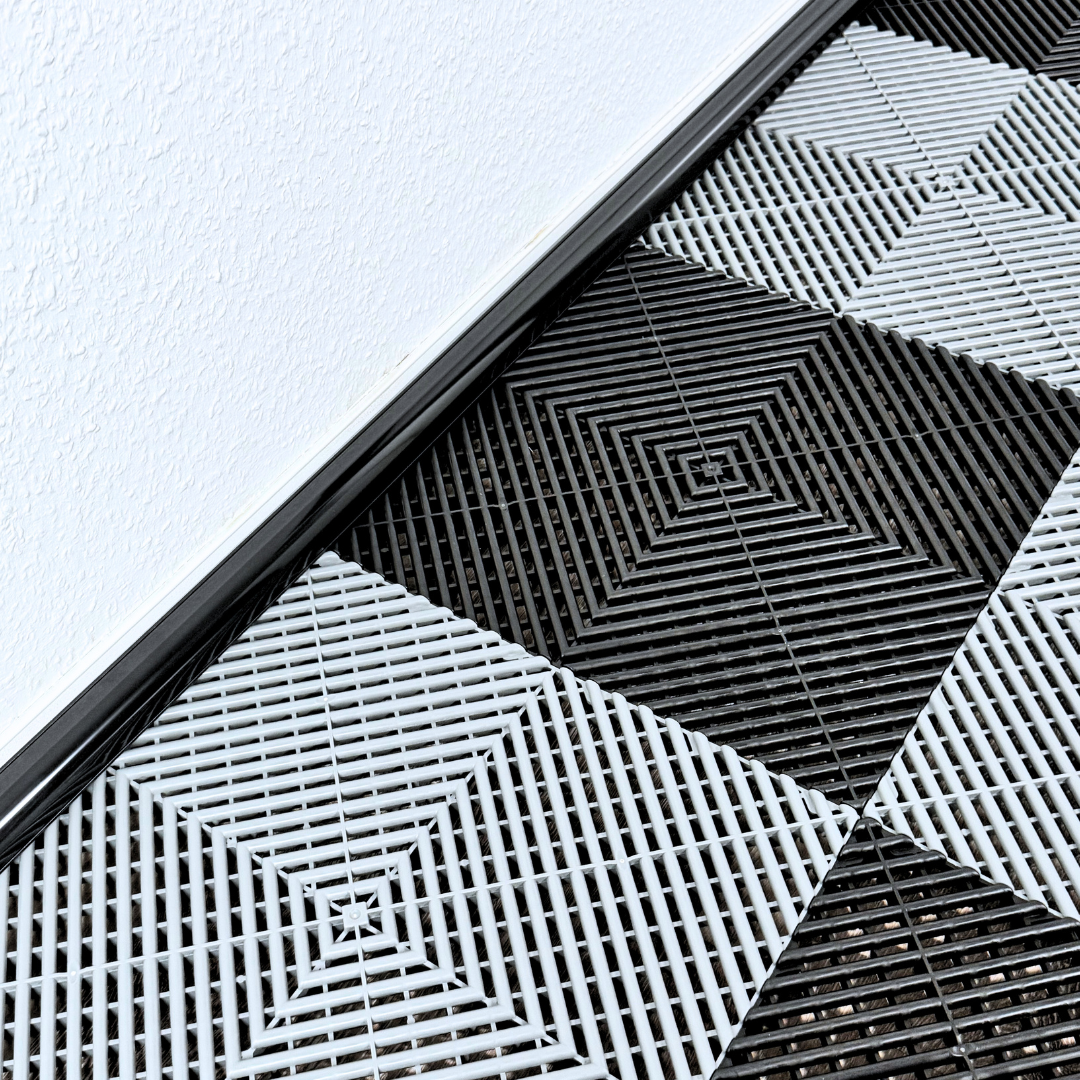 1,5 Meter Sockelleiste eloxiert mit LED Option für Garagen usw.