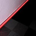 1,5 Meter Sockelleiste eloxiert mit LED Option für Garagen usw.