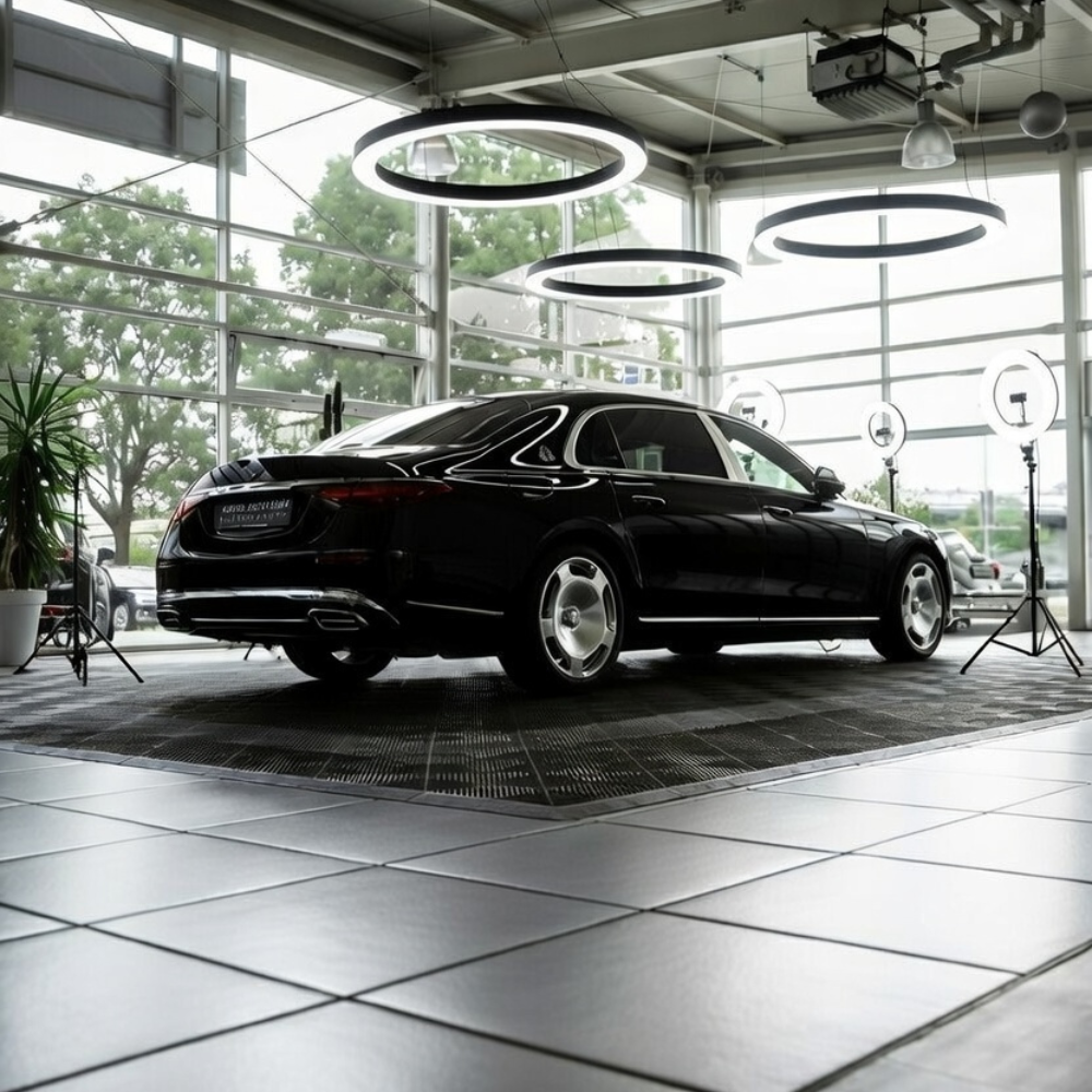 LED Ringlicht 120cm Durchmesser Deckenlampe Showroom,Autohaus, Autohandel uvm.