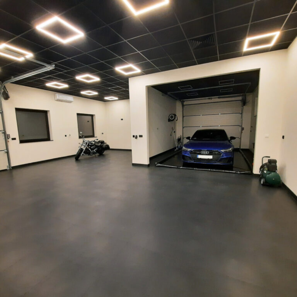 PVC Klickfliese INVISIBLE 6,7mm Leder-Optik