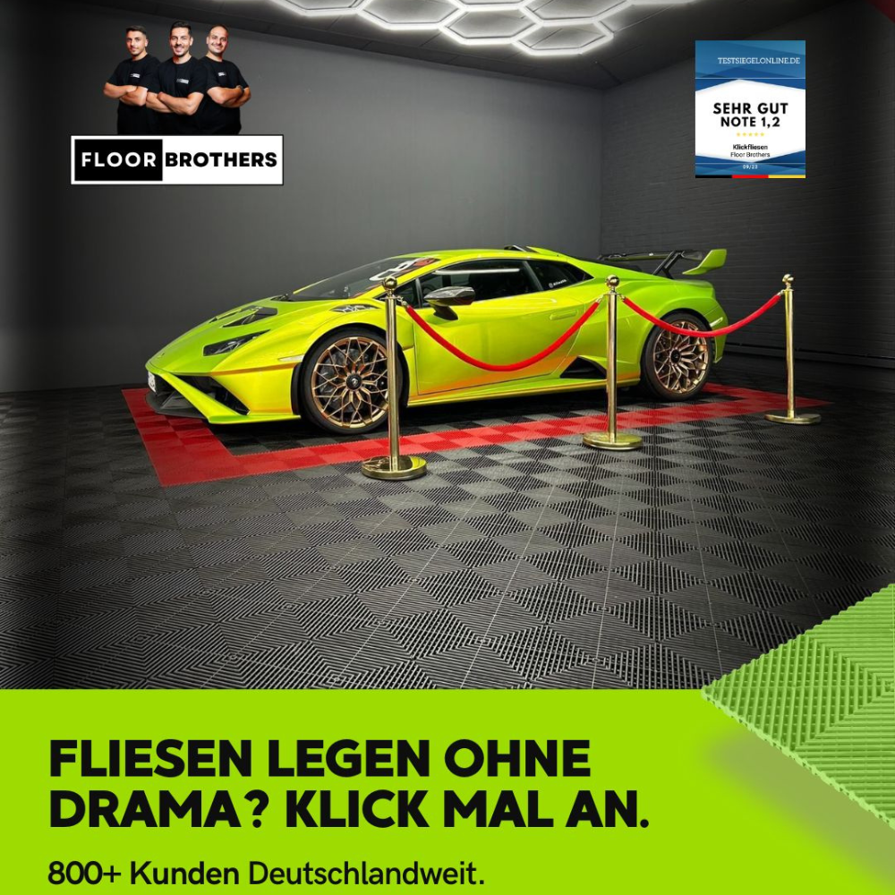 Klickfliesen GRID offene Variante 18mm