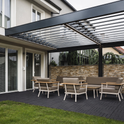 Terrassenfliese Holz-Optik 30x30cm aus Kunststoff