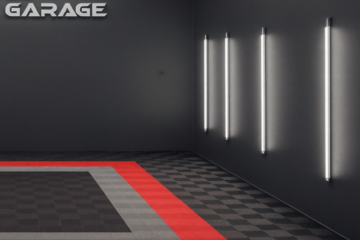 LED poles 120cm LED strut for detailing, car care and garages