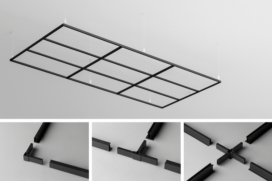 LED Panel Systeme High End + Aluminiumrahmen