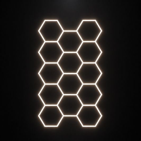 LED Deckenbeleuchtung Hexagon 4000k Warmweiß