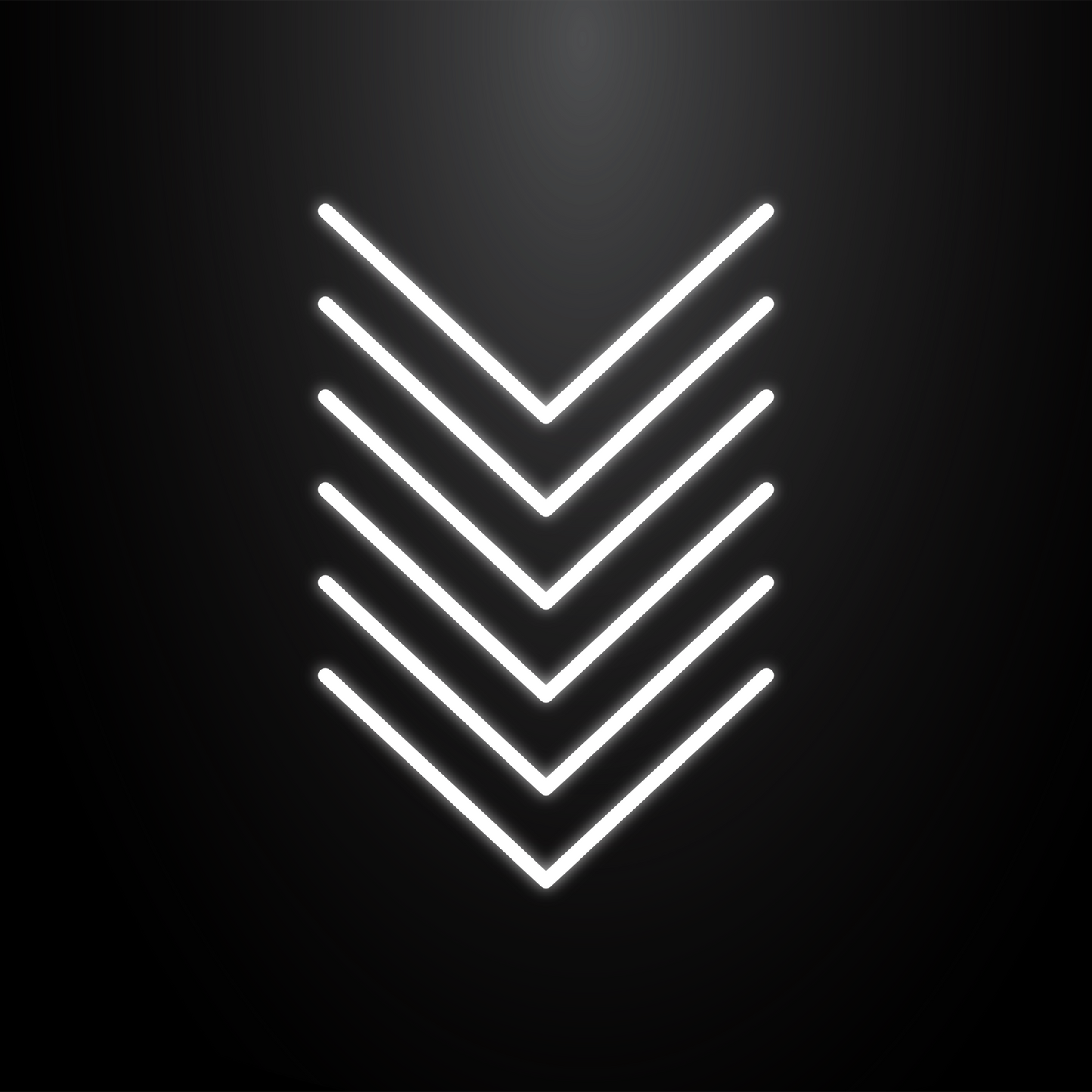 LED ceiling light arrow shape