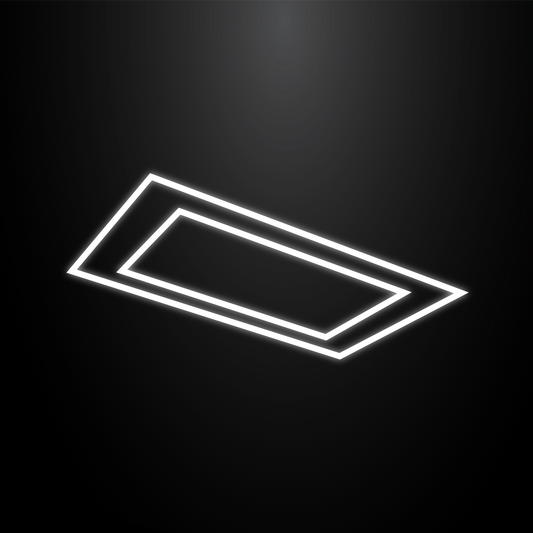 LED Deckenbeleuchtung Rechteckig 6500K