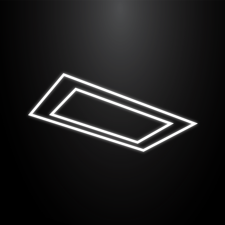 LED Deckenbeleuchtung Rechteckig 6500K