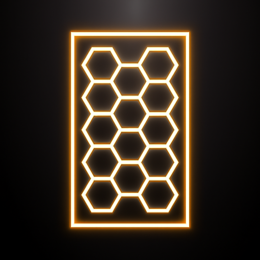 LED ceiling light Hexagon 4000k warm white