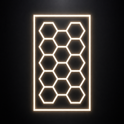 LED Deckenbeleuchtung Hexagon 4000k Warmweiß