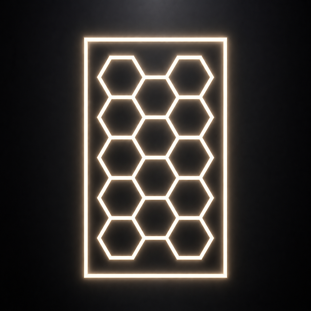 LED Deckenbeleuchtung Hexagon 4000k Warmweiß