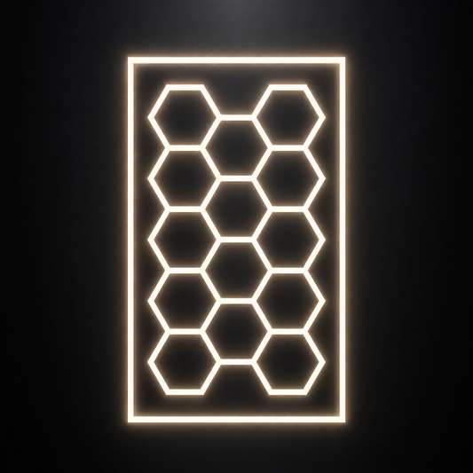 LED Deckenbeleuchtung Hexagon 4000k Warmweiß