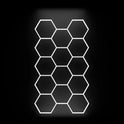 LED Deckenbeleuchtung Hexagon Premium 3-Adrig Aluminiumprofil