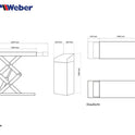 Doppel Scherenhebebühne Weber Expert Serie DSH-4000