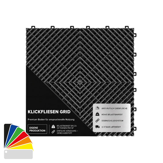 Klickfliesen GRID offene Variante 18mm