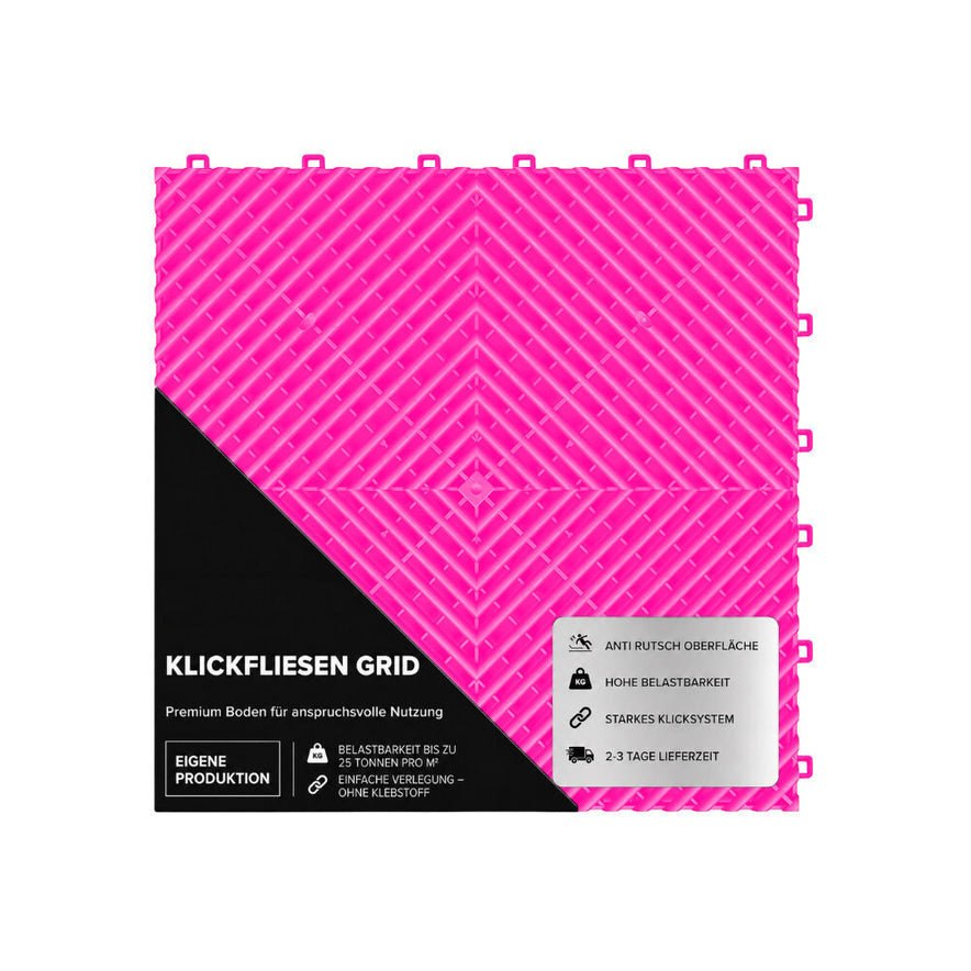 GRID click tiles, open version, 18mm