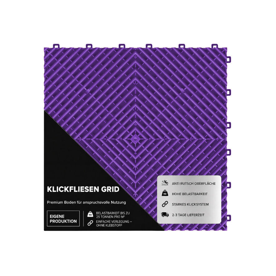 GRID click tiles, open version, 18mm