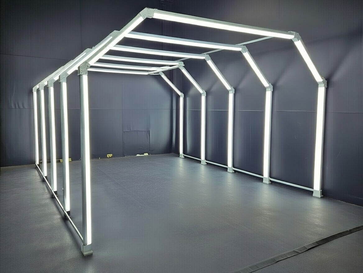 LED Lichttunnel für Automobilbranche