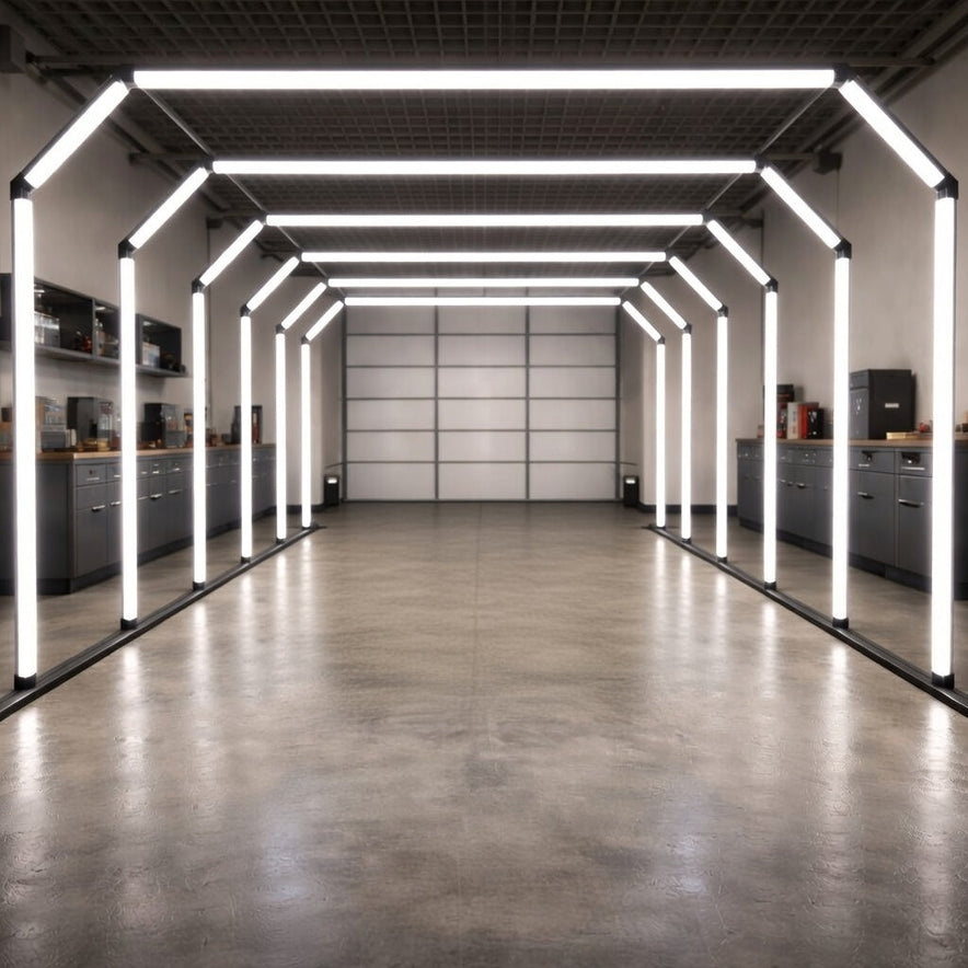 LED Lichttunnel für Automobilbranche