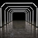 LED Lichttunnel für Automobilbranche