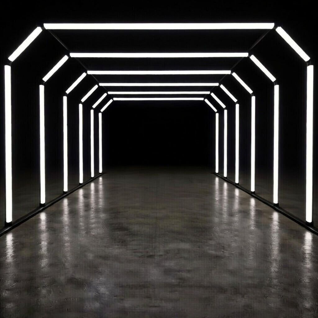 LED Lichttunnel für Automobilbranche
