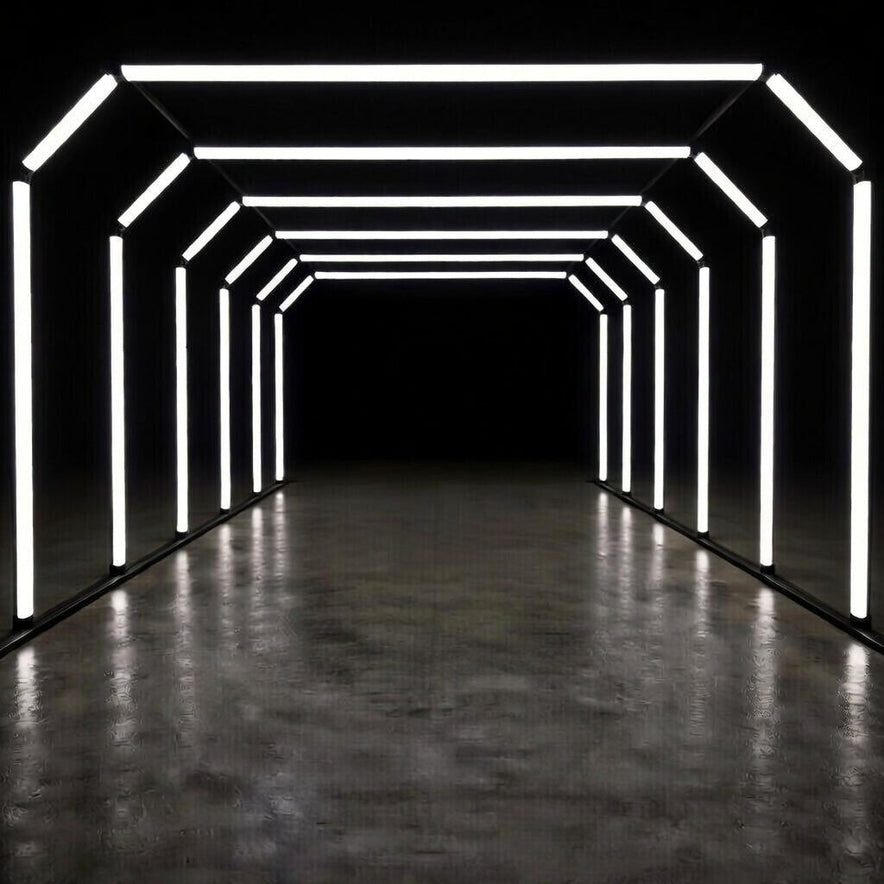 LED Lichttunnel für Automobilbranche