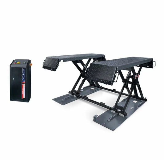 Mobile Kurzhub Scherenhebebühne Weber Profi Serie KHB-1000E