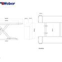 Mobile Kurzhub Scherenhebebühne Weber Expert Serie SH-3500