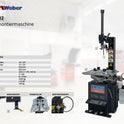 PKW Reifenmontiermaschine STM-102 und Radwuchtmaschine STW-202 inkl. Hilfsmontagearm rechts