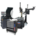 PKW Reifenmontiermaschine STM-122 und Radwuchtmaschine Präzision-XL 3D inkl. Hilfsmontagearm rechts und Werkstattwagen 230-teilig GRATIS