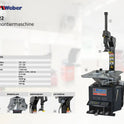 PKW Reifenmontiermaschine STM-122 und Radwuchtmaschine Präzision-XL 3D inkl. Hilfsmontagearm rechts und Werkstattwagen 230-teilig GRATIS