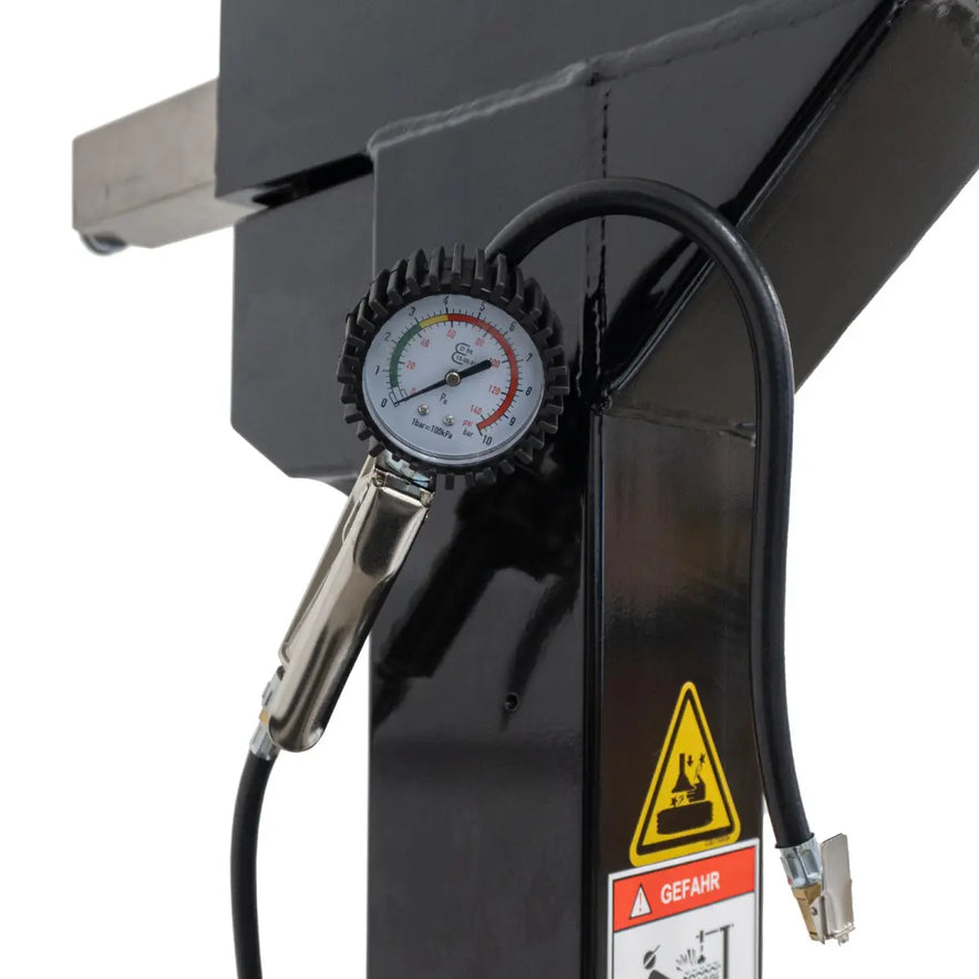PKW Reifenmontiermaschine STM-122 und Radwuchtmaschine Präzision-XL 3D inkl. Hilfsmontagearm rechts und Werkstattwagen 230-teilig GRATIS