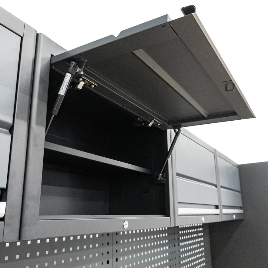 Professionelles Werkstatt Schranksystem Serie 610 16-teilig inkl. LED-Beleuchtungsset