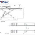 Scherenhebebühne für Achsvermessung Weber Expert Serie DSH-5000