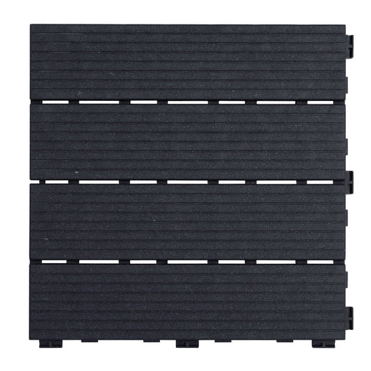 Terrassenfliese Holz-Optik 30x30cm aus Kunststoff