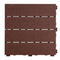 Terrassenfliese Holz-Optik 30x30cm aus Kunststoff