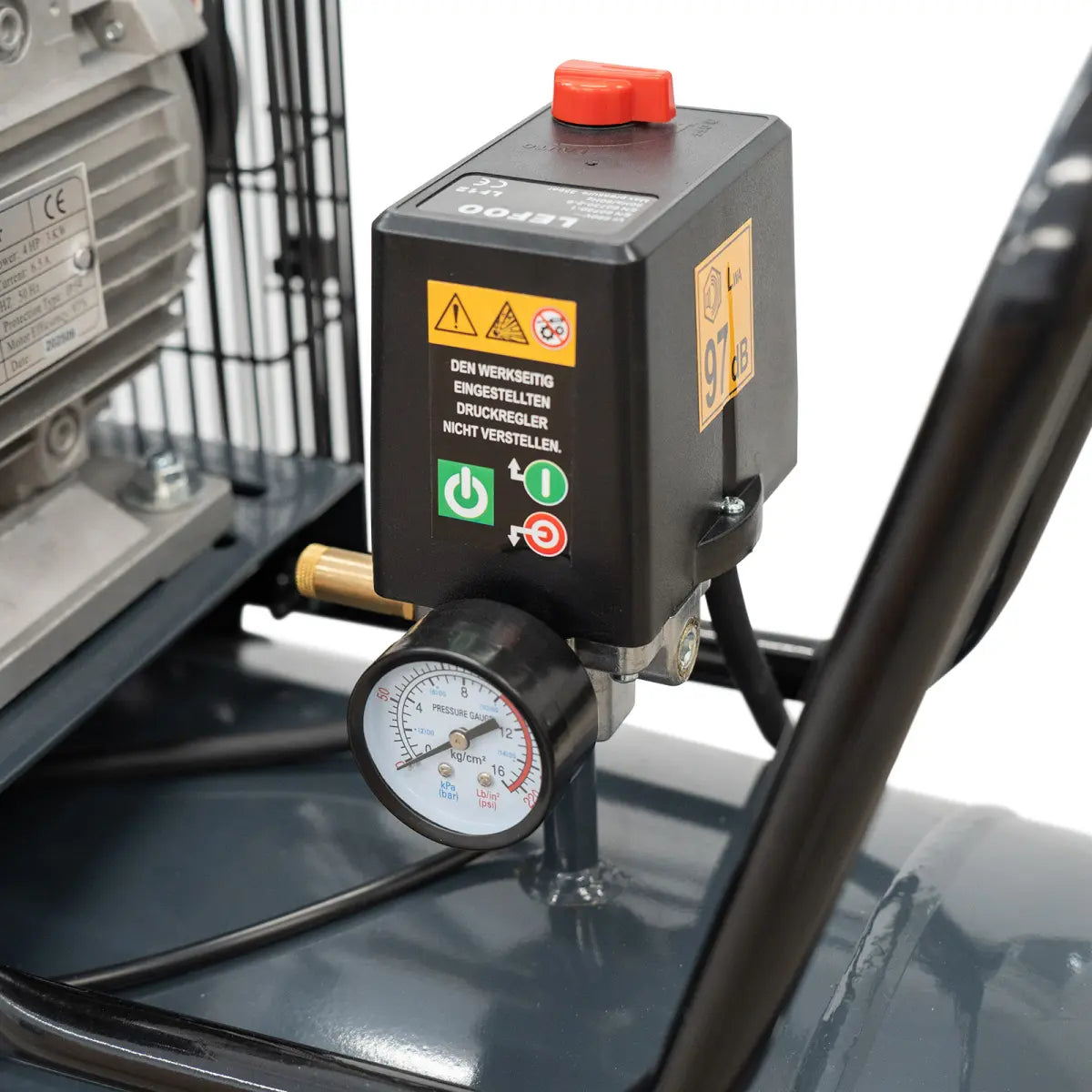 Werkstattkompressor 400 V / 10 bar / 200 l Tank